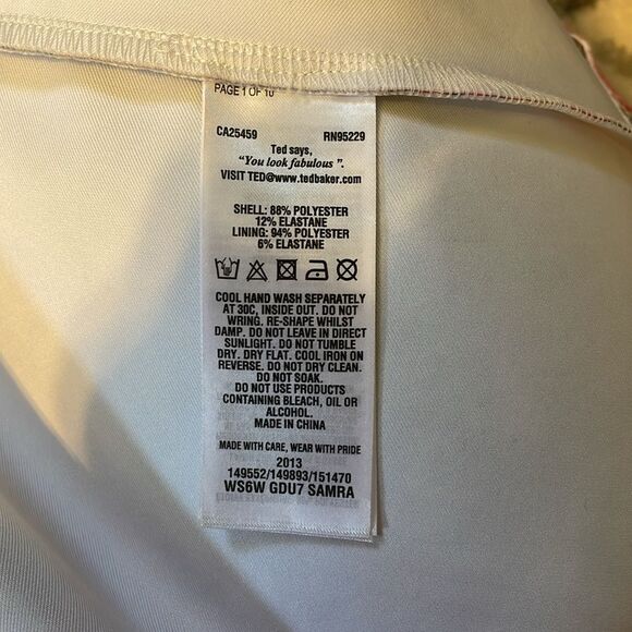 Ted Baker Samra Skater Mini Dress Floral - Picture 5 of 6